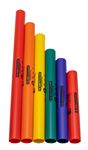 Boomwhackers C Major Pentatonic Scale Set 6 notes Front View